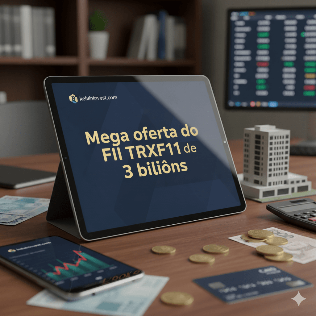 Mega oferta do FII TRXF11 de 3 bilhões.